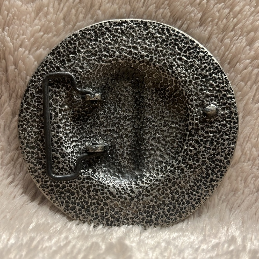Vintage Faux Turquoise Belt Buckle - Picture 3 of 6
